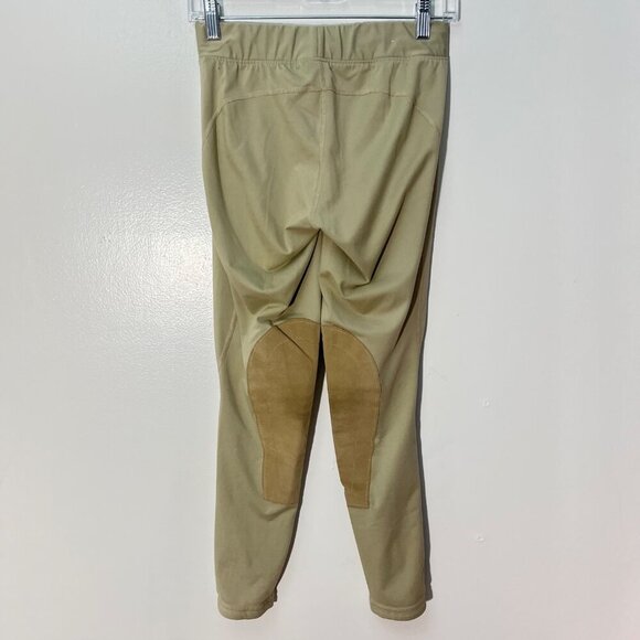 Kerrits Ladies Riding Breeches Large Beige Equestrian Pants With Knee Patches - Picture 3 of 6